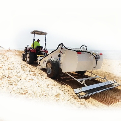 صناعة الصلب 70HP جرار ملحق منظف الشاطئ مع عرض تنظيف وسيم 1400mm