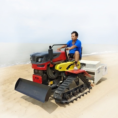 100mm قسم التنظيف ركوب على شاطئ مسح للعمليات على شاطئ البحر والصناعية